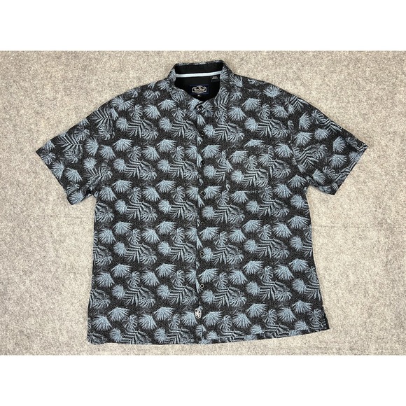 Nat Nast Other - Nat Nast Shirt Mens XL Blue Silk Blend Button Short Sleeve Hawaiian